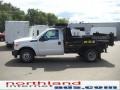 Oxford White 2011 Ford F350 Super Duty XL Regular Cab Chassis Dump Truck