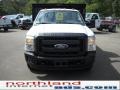 Oxford White - F350 Super Duty XL Regular Cab Chassis Dump Truck Photo No. 3