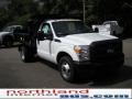 Oxford White - F350 Super Duty XL Regular Cab Chassis Dump Truck Photo No. 4