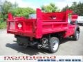 2011 Vermillion Red Ford F550 Super Duty XL Regular Cab 4x4 Dump Truck  photo #6