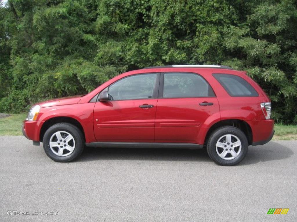 2006 Equinox LS - Salsa Red Metallic / Light Gray photo #6