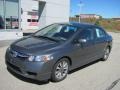 2009 Polished Metal Metallic Honda Civic EX Sedan  photo #2