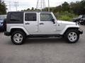 2008 Bright Silver Metallic Jeep Wrangler Unlimited Sahara 4x4  photo #7