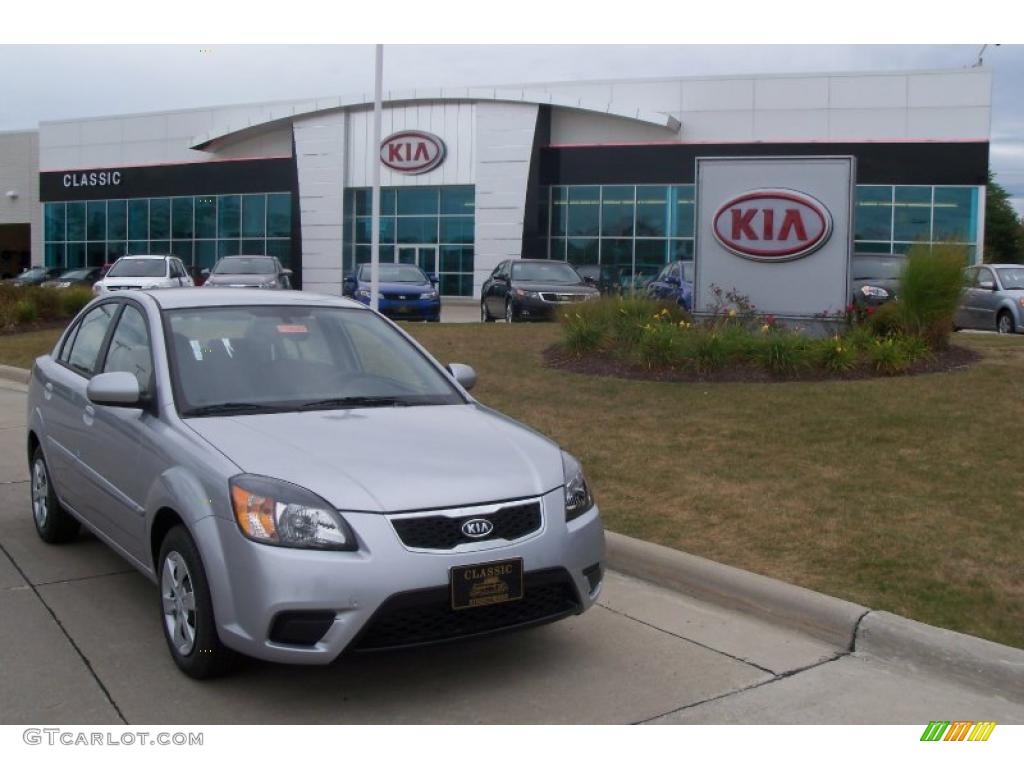 2011 Rio LX - Clear Silver / Gray photo #1