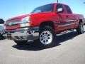 2003 Victory Red Chevrolet Silverado 1500 LS Extended Cab 4x4  photo #2