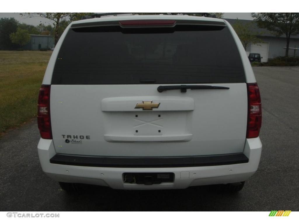 2007 Tahoe LTZ 4x4 - Summit White / Light Cashmere/Ebony photo #4