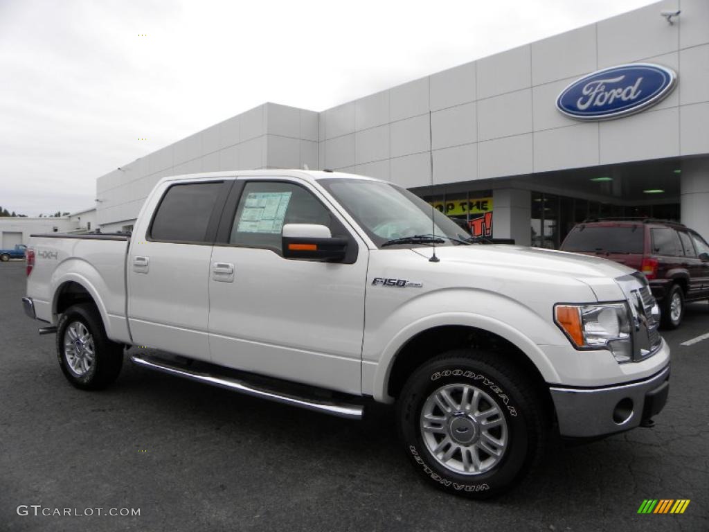 White Platinum Metallic Tri Coat Ford F150