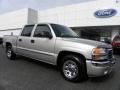 2006 Silver Birch Metallic GMC Sierra 1500 SL Crew Cab  photo #1
