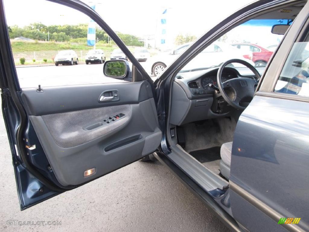 1997 Accord LX Wagon - Eucalyptus Green Pearl / Gray photo #14