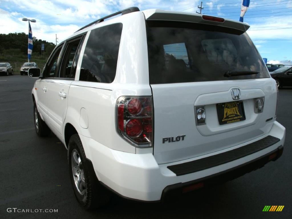 2006 Pilot EX-L 4WD - Taffeta White / Olive photo #2