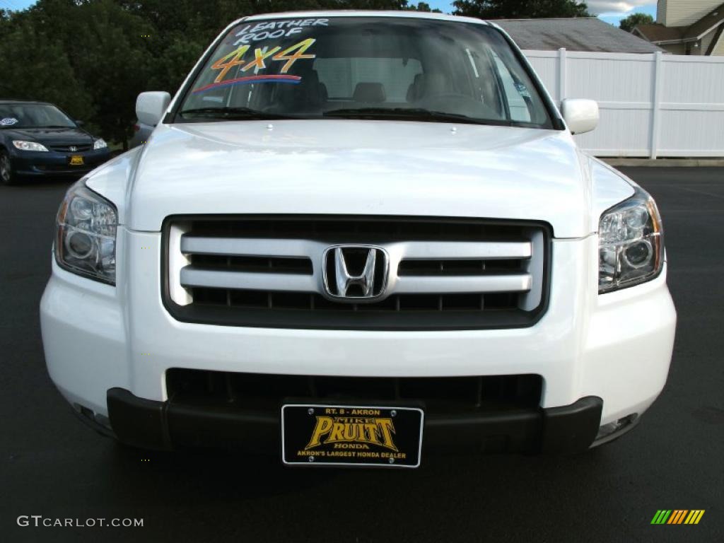 2006 Pilot EX-L 4WD - Taffeta White / Olive photo #4