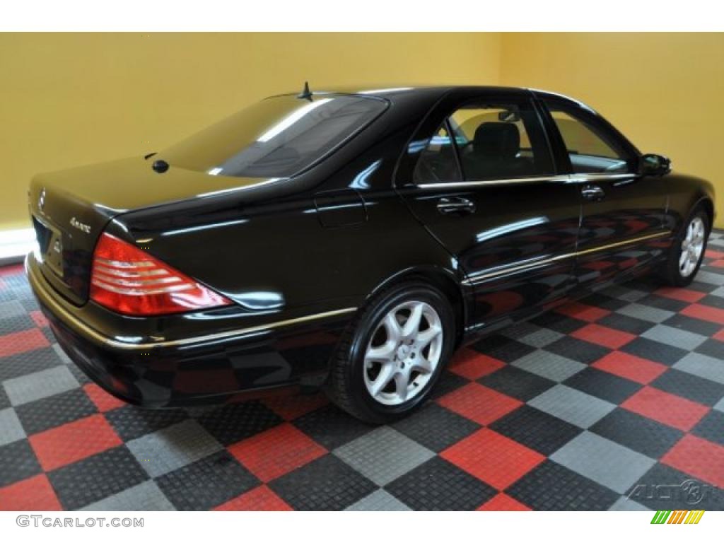 2003 S 500 4Matic Sedan - Black / Charcoal photo #6