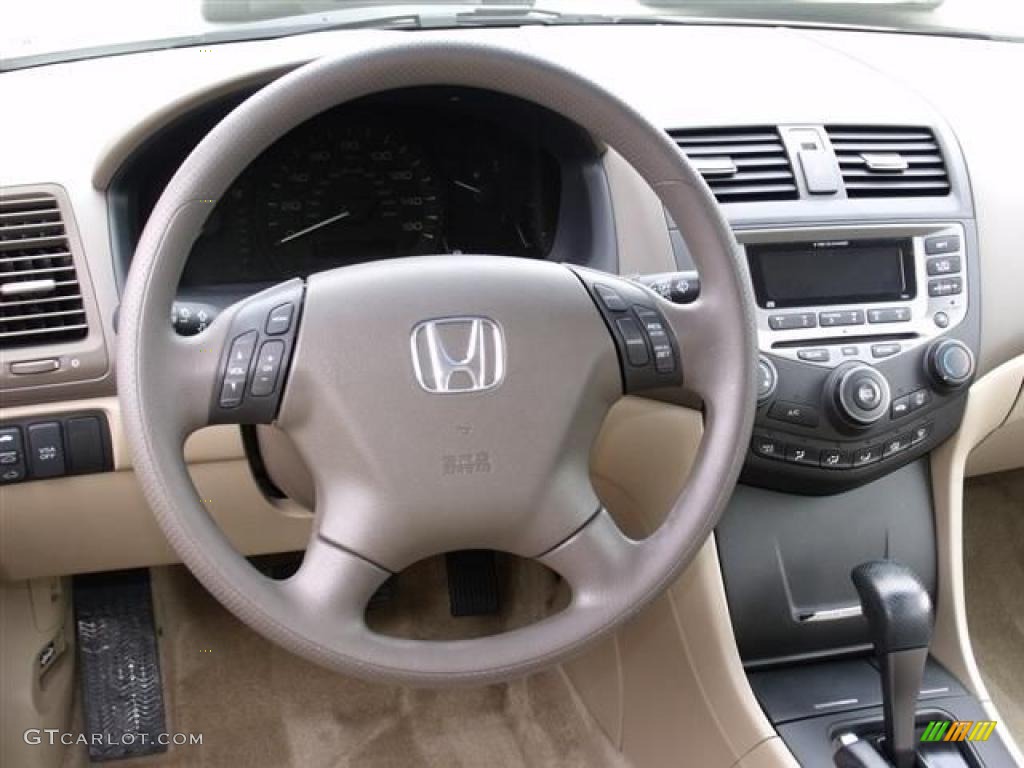 2007 Accord LX V6 Sedan - Taffeta White / Ivory photo #17
