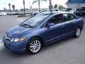 2008 Atomic Blue Metallic Honda Civic LX Sedan  photo #3