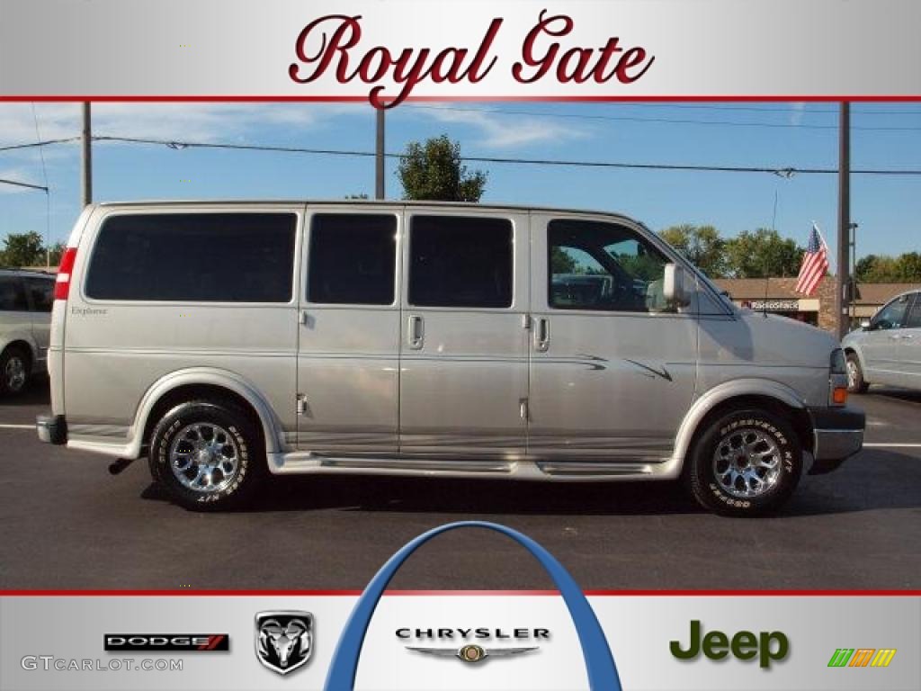 Silver Birch Metallic GMC Savana Van