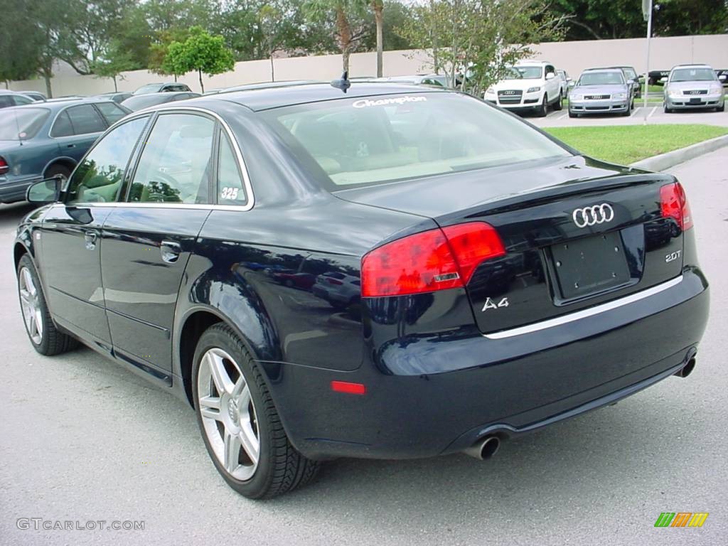 2008 A4 2.0T Special Edition Sedan - Deep Sea Blue Pearl Effect / Beige photo #3