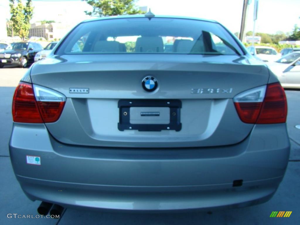 2007 3 Series 328xi Sedan - Platinum Bronze Metallic / Beige photo #4