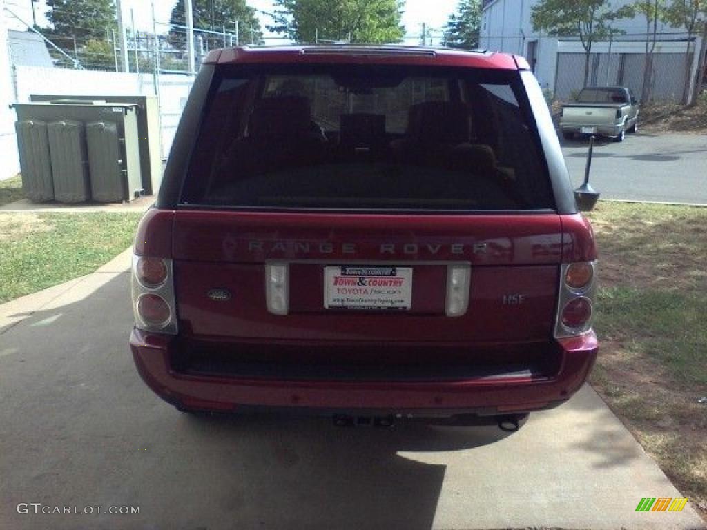 2004 Range Rover HSE - Alveston Red Metallic / Sand/Jet Black photo #4