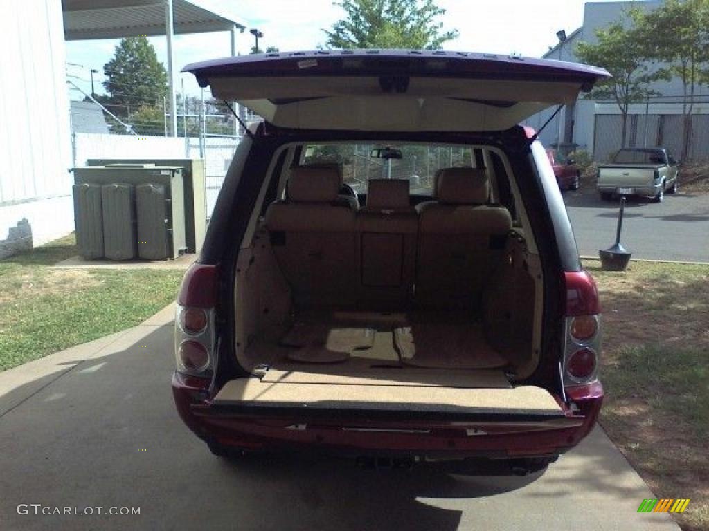 2004 Range Rover HSE - Alveston Red Metallic / Sand/Jet Black photo #15