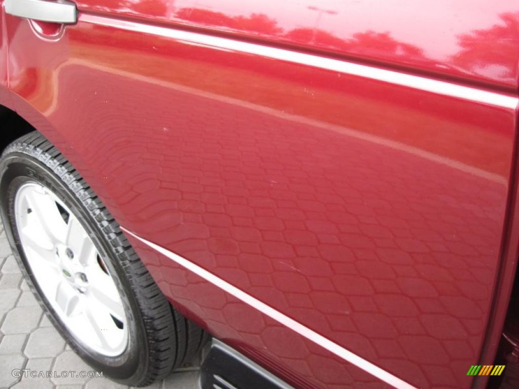 2004 Range Rover HSE - Alveston Red Metallic / Sand/Jet Black photo #24