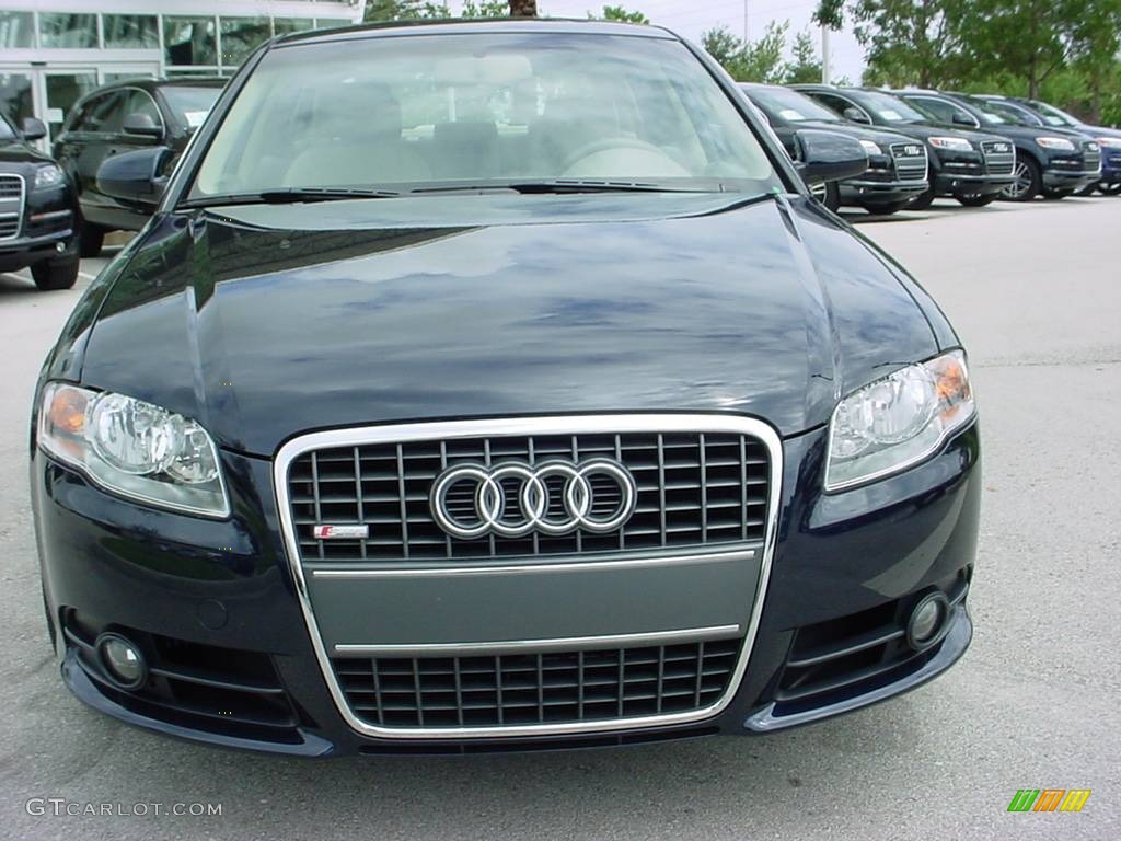 2008 A4 2.0T Special Edition Sedan - Deep Sea Blue Pearl Effect / Beige photo #8