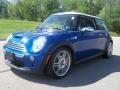 2005 Hyper Blue Metallic Mini Cooper S Hardtop  photo #3