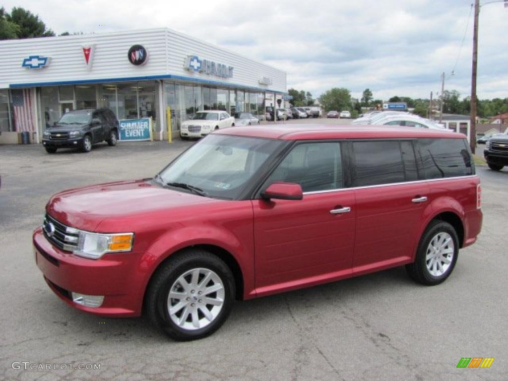 2009 Flex SEL AWD - Redfire Metallic / Charcoal Black photo #1