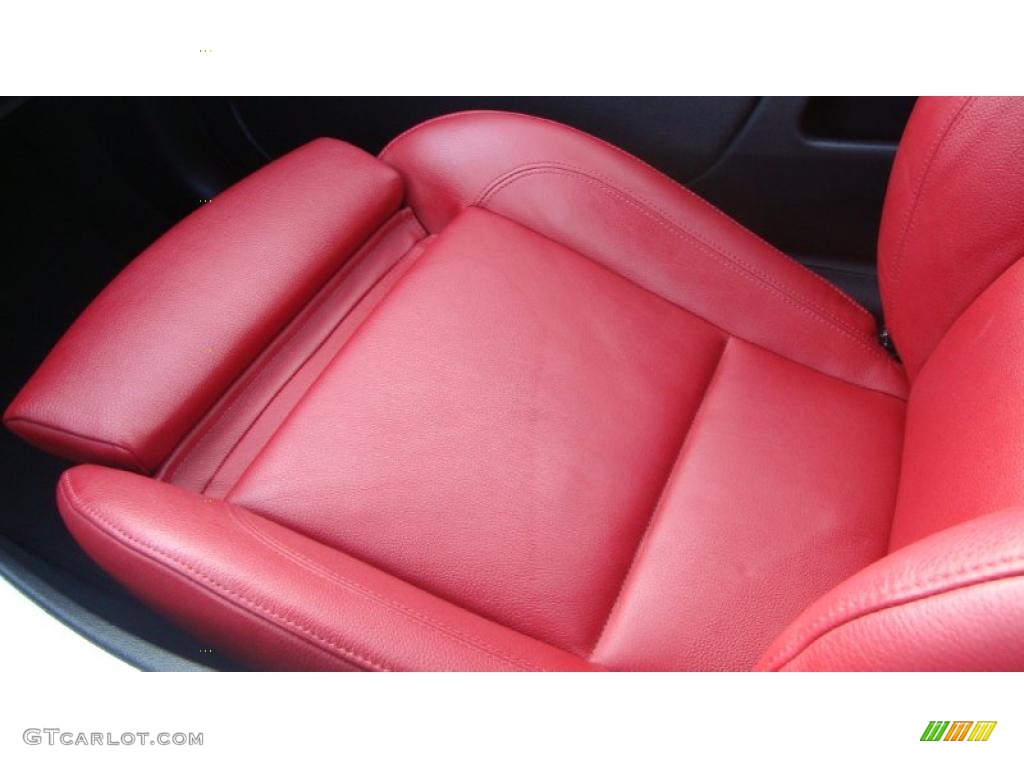 2008 3 Series 328xi Coupe - Alpine White / Coral Red/Black photo #16