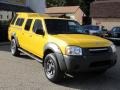 2002 Solar Yellow Nissan Frontier XE Crew Cab 4x4  photo #14