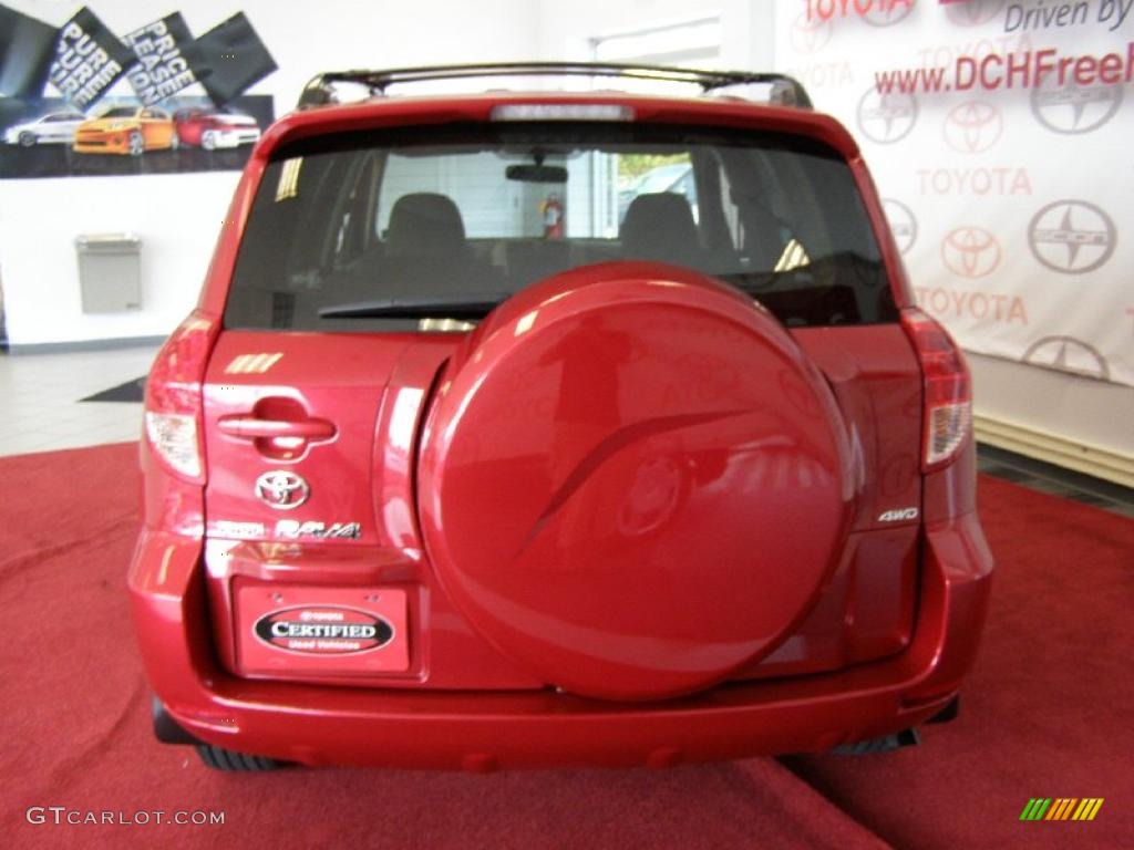 2007 RAV4 Limited 4WD - Barcelona Red Pearl / Taupe photo #7