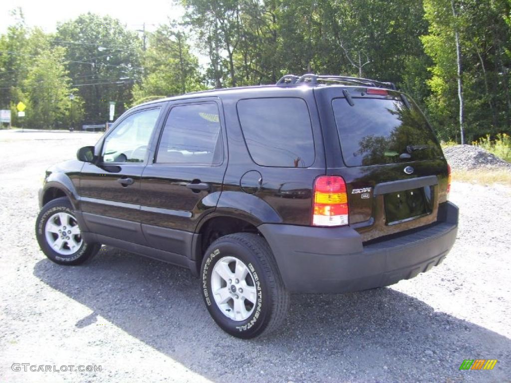 2006 Escape XLT 4WD - Black / Medium/Dark Flint photo #5