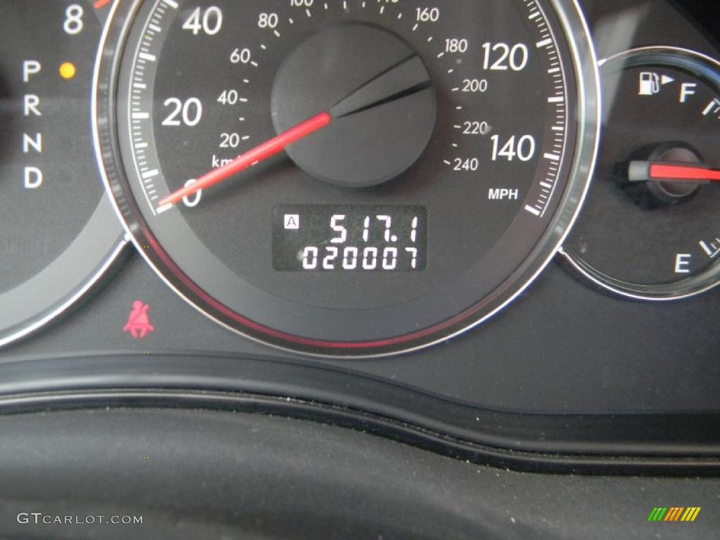 2009 Legacy 2.5i Sedan - Ruby Red Pearl / Off Black photo #20