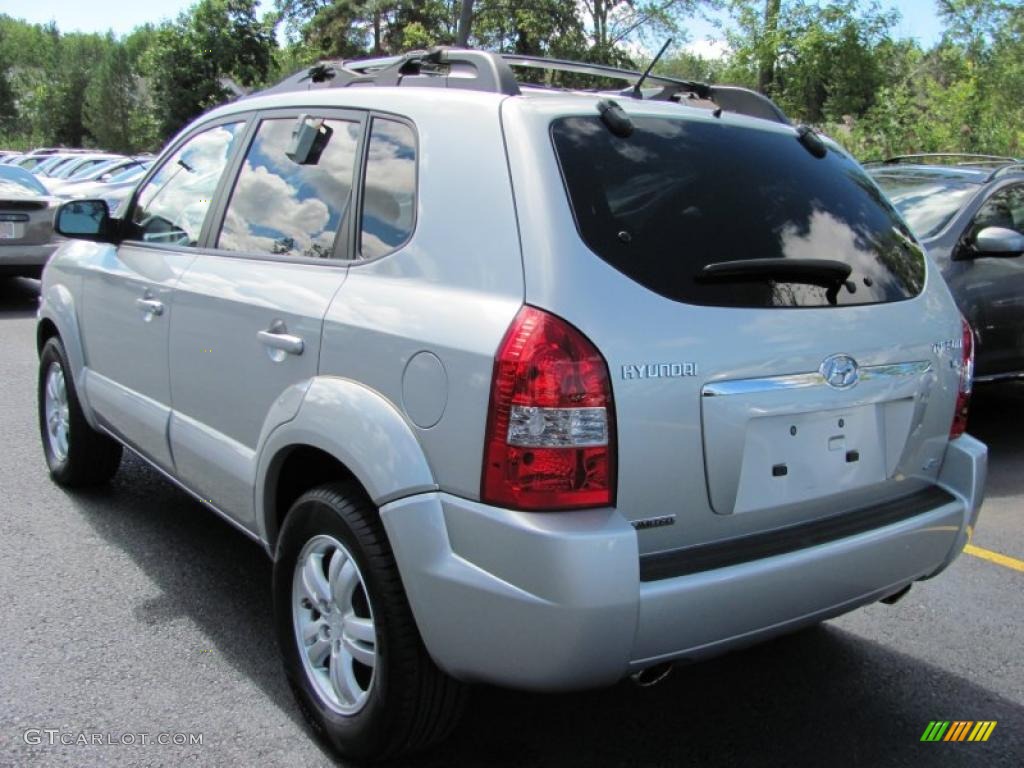 2007 Tucson Limited 4WD - Platinum Metallic / Gray photo #15