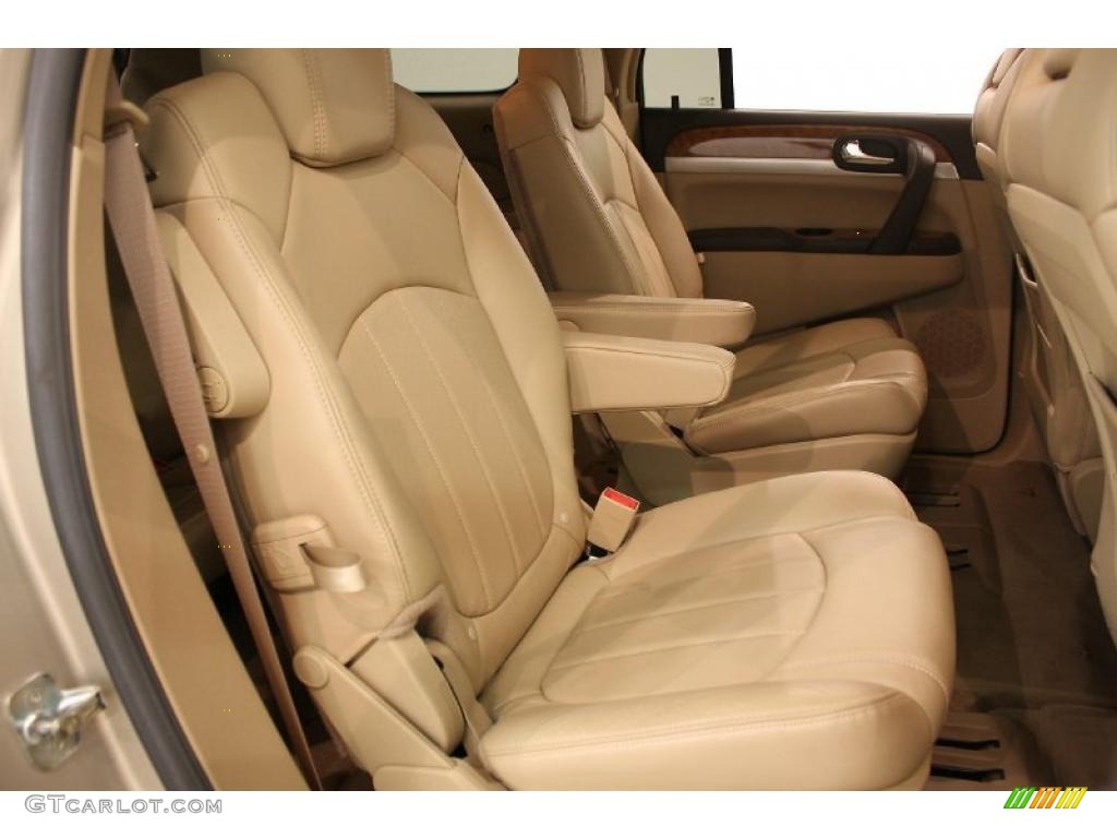 2009 Enclave CXL - Gold Mist Metallic / Cocoa/Cashmere photo #23