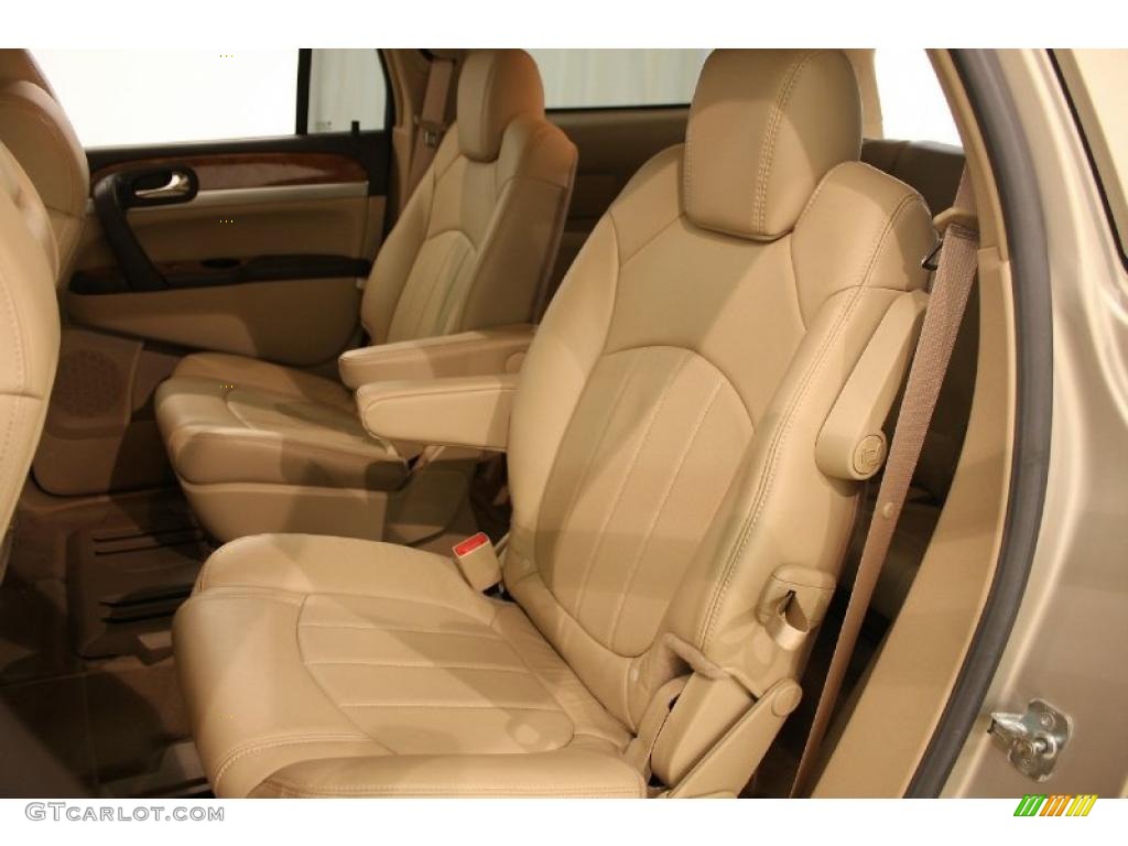 2009 Enclave CXL - Gold Mist Metallic / Cocoa/Cashmere photo #25