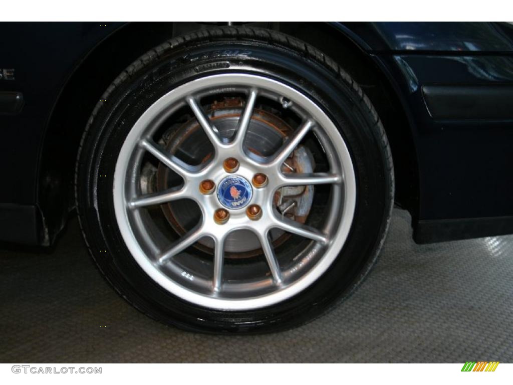2000 9-5 SE V6t Sedan - Midnight Blue Metallic / Warm Beige photo #16