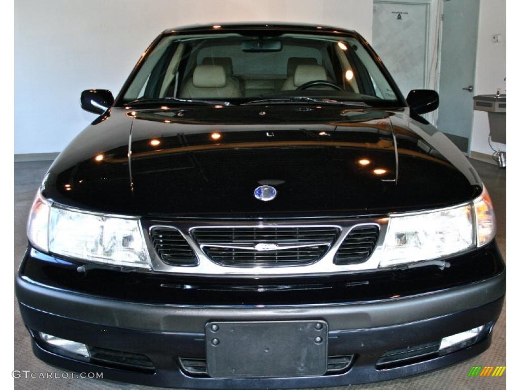 2000 9-5 SE V6t Sedan - Midnight Blue Metallic / Warm Beige photo #17