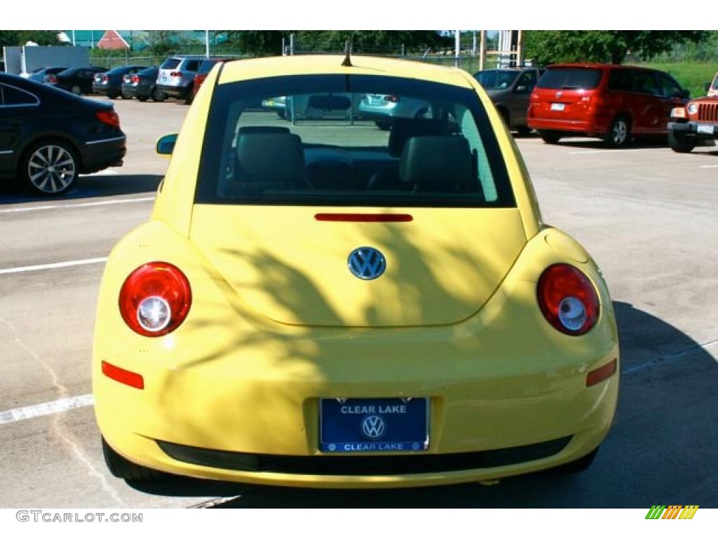 2008 New Beetle S Coupe - Sunflower Yellow / Black photo #12