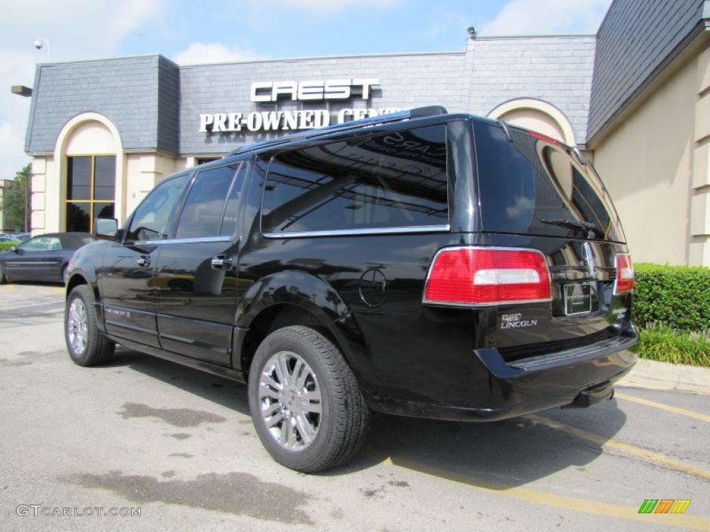 2008 Navigator L Limited Edition - Black / Stone/Charcoal Black photo #5