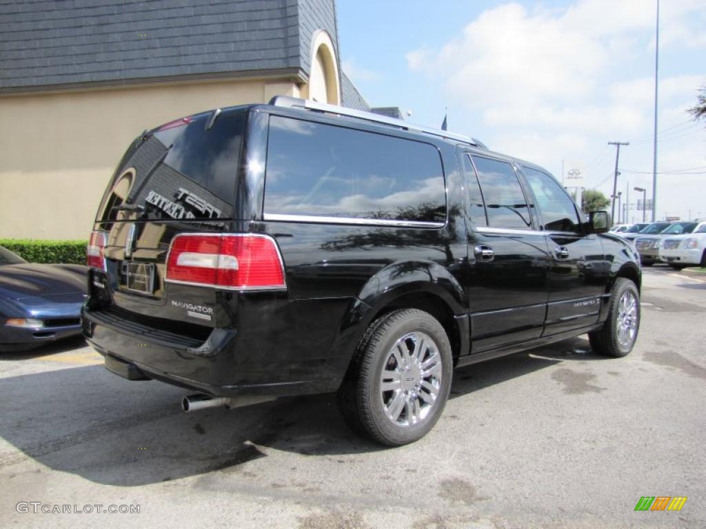 2008 Navigator L Limited Edition - Black / Stone/Charcoal Black photo #6