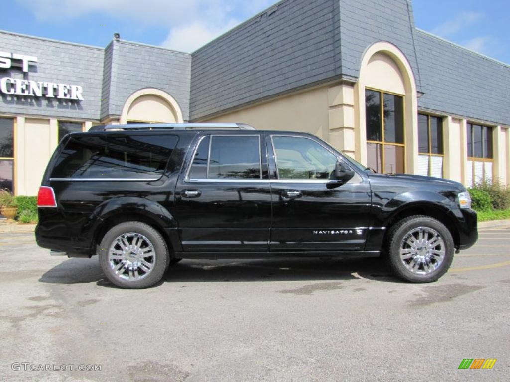 2008 Navigator L Limited Edition - Black / Stone/Charcoal Black photo #7