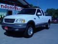 2001 Oxford White Ford F150 XLT SuperCab 4x4  photo #6