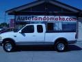 2001 Oxford White Ford F150 XLT SuperCab 4x4  photo #8