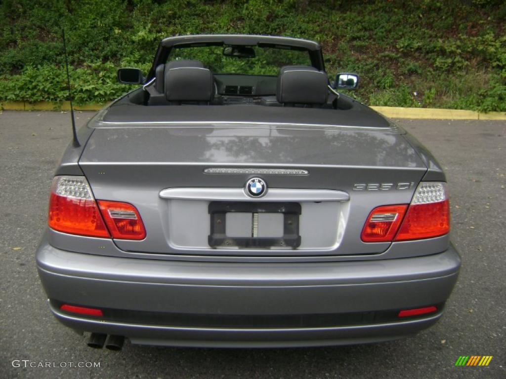 2004 3 Series 325i Convertible - Silver Grey Metallic / Black photo #7