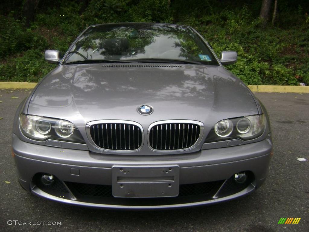 2004 3 Series 325i Convertible - Silver Grey Metallic / Black photo #8