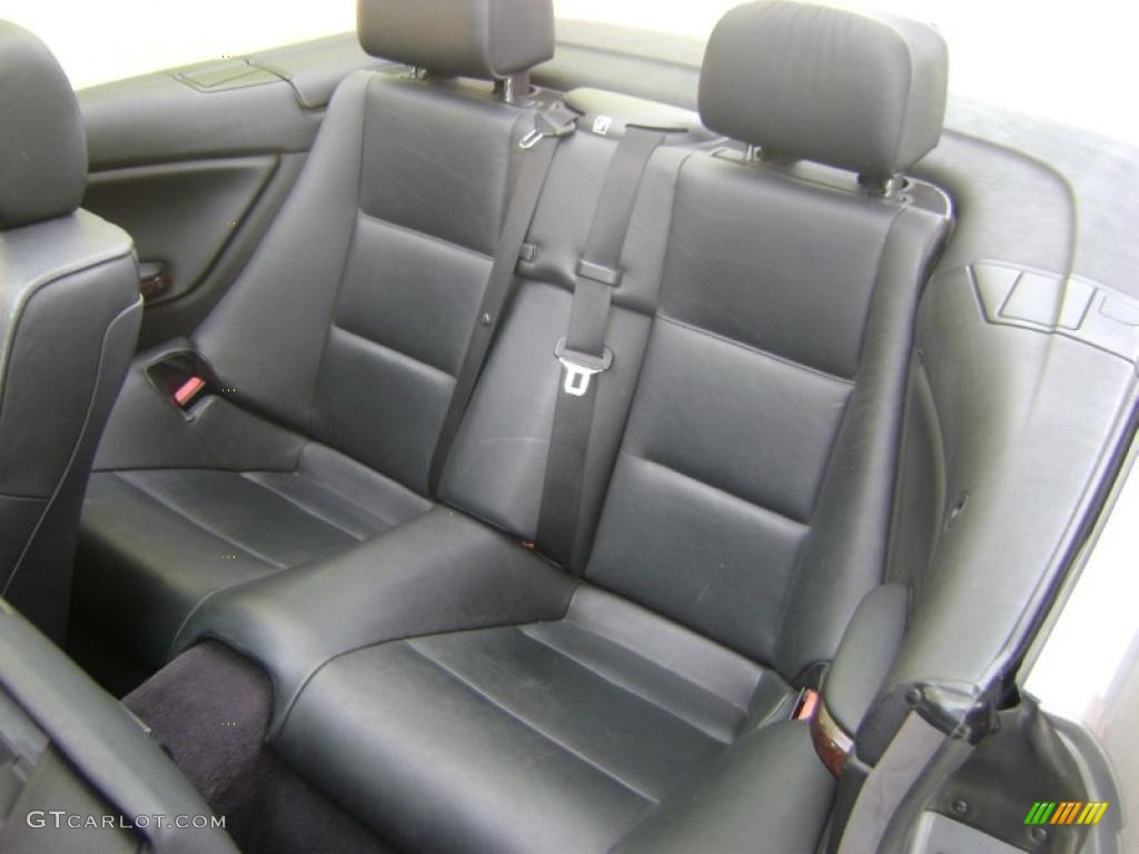 2004 3 Series 325i Convertible - Silver Grey Metallic / Black photo #12