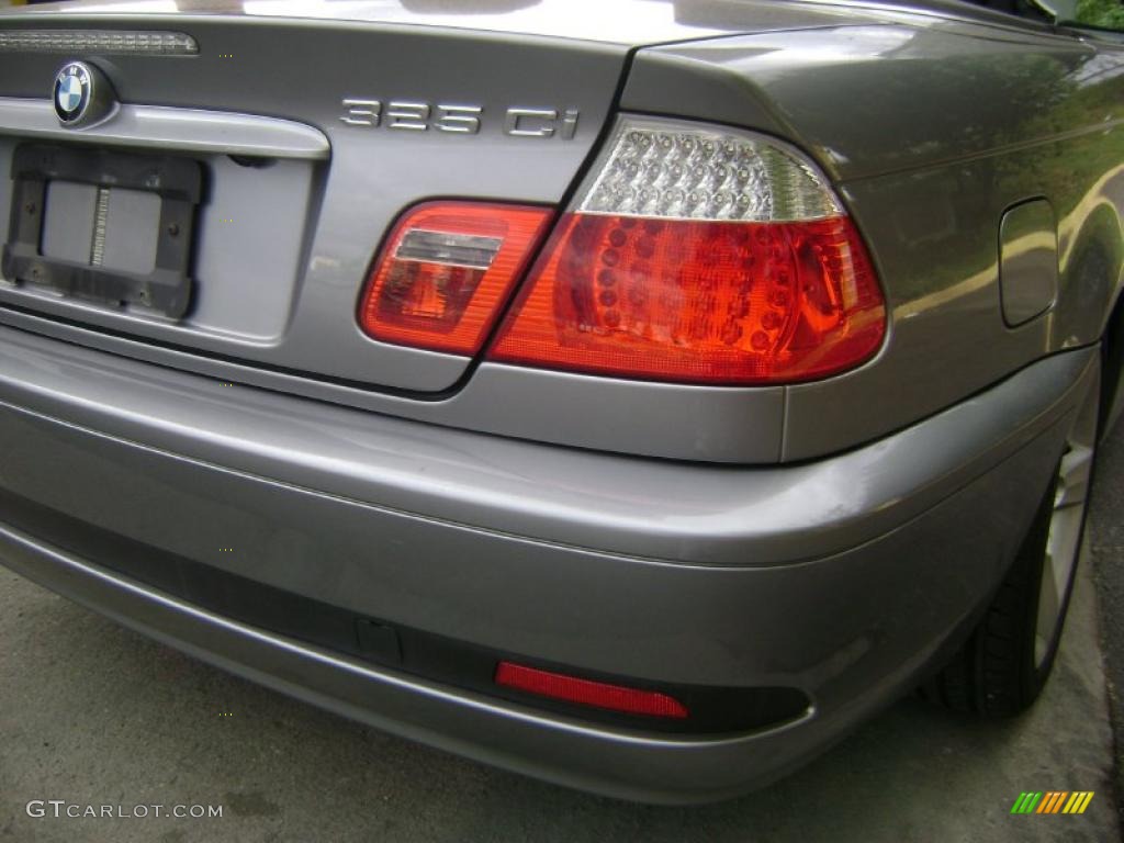 2004 3 Series 325i Convertible - Silver Grey Metallic / Black photo #24