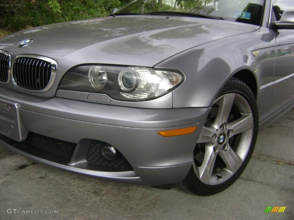 2004 3 Series 325i Convertible - Silver Grey Metallic / Black photo #25