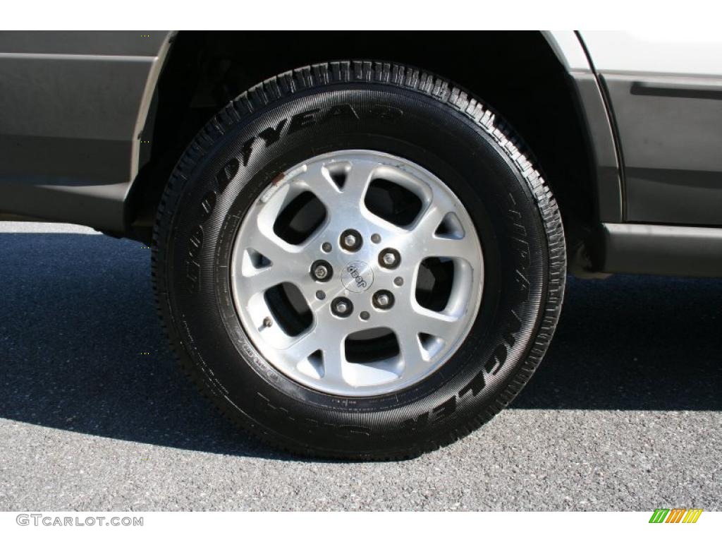 2000 Grand Cherokee Laredo 4x4 - Stone White / Agate photo #10