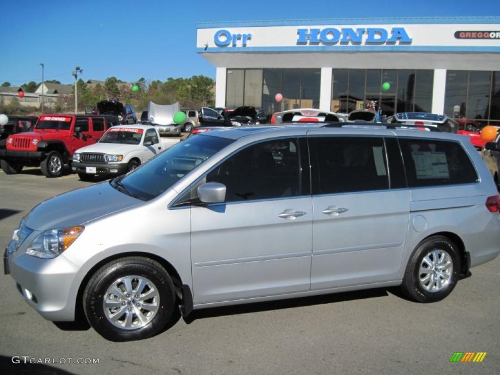 2010 Odyssey EX-L - Alabaster Silver Metallic / Gray photo #1